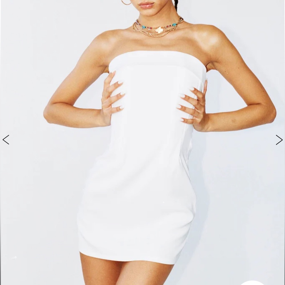 With jean chloe corset dress